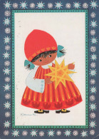 Buon Anno Natale BAMBINO Vintage Cartolina CPSM #PAY685.IT - Nouvel An