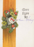 Buon Anno Natale Vintage Cartolina CPSM #PAT860.IT - Neujahr