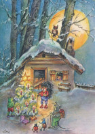 Buon Anno Natale Vintage Cartolina CPSM #PAU789.IT - Neujahr