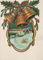 Buon Anno Natale BELL Vintage Cartolina CPSM #PAT431.IT - Neujahr