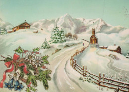 Buon Anno Natale Vintage Cartolina CPSM #PAT056.IT - Neujahr