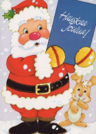 BABBO NATALE Natale Vintage Cartolina CPSM #PAJ575.IT - Santa Claus