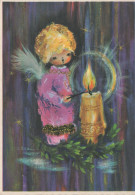 ANGELO Buon Anno Natale Vintage Cartolina CPSM #PAH434.IT - Angels