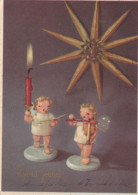 ANGELO Buon Anno Natale Vintage Cartolina CPSM #PAH110.IT - Anges