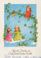 ANGELO Buon Anno Natale Vintage Cartolina CPSM #PAG924.IT - Angels