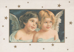 ANGELO Buon Anno Natale Vintage Cartolina CPSM #PAH047.IT - Anges