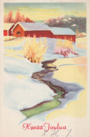 Neujahr Weihnachten Vintage Ansichtskarte Postkarte CPSMPF #PKD458.DE - Neujahr