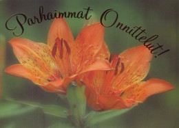 FLOWERS Vintage Ansichtskarte Postkarte CPSM #PBZ604.DE - Blumen