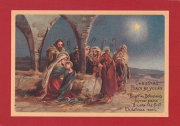 Jungfrau Maria Madonna Jesuskind Weihnachten Religion Vintage Ansichtskarte Postkarte CPSM #PBP655.DE - Jungfräuliche Marie Und Madona