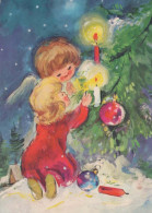 ENGEL Weihnachten Vintage Ansichtskarte Postkarte CPSM #PBP397.DE - Anges