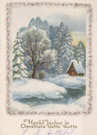 Neujahr Weihnachten Vintage Ansichtskarte Postkarte CPSM #PBN280.DE - Neujahr