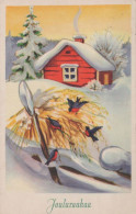 Buon Anno Natale Vintage Cartolina CPSMPF #PKG204.IT - Neujahr