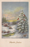 Buon Anno Natale Vintage Cartolina CPA #PKE848.IT - Neujahr
