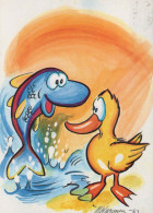 UCCELLO Animale Vintage Cartolina CPSM #PBR598.IT - Oiseaux