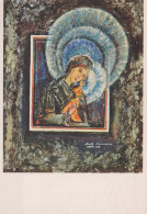 Vergine Maria Madonna Gesù Bambino Religione Vintage Cartolina CPSM #PBQ168.IT - Virgen Maria Y Las Madonnas
