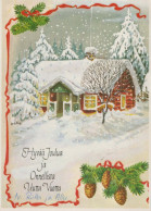 Buon Anno Natale Vintage Cartolina CPSM #PBN218.IT - Nouvel An