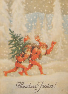Buon Anno Natale GNOME Vintage Cartolina CPSM #PBL813.IT - Neujahr