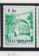 Denemarken Spoorwegzegel Cat.DFBK Lijn: VLTJ Vemb Lemvig Thyboron Jernbane 75b - Otros & Sin Clasificación