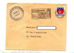 Lettre Flamme Coulommiers Parc Capucin - Oblitérations Mécaniques (flammes)