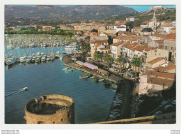 Haute Corse CALVI Le Port En 1991 Ancienne PUB St Raphaël Quinquina Sur Mur - Calvi