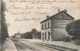 ARZILLIERES (marne) - La Gare. - Bahnhöfe Ohne Züge