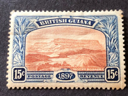 BRITISH GUIANA   SG 221  15c Red-brown And Blue  MH* - Guayana Británica (...-1966)