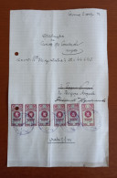 #LOT1 Invoice 1944 Revenue Fiscaux Occupation Of Bulgaria Over Macedonia - Small Shop - Otros & Sin Clasificación