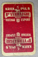 Speelkaart / Carte à Jouer - KRIEK PILS - VICHTENAAR EXPORT - Brij. Verhaeghe (Vichte) BELGIUM - Autres & Non Classés