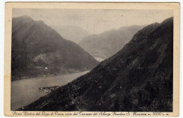 PRIMO BACINO DEL LAGO DI COMO, VISTO DAL TERRAZZO DEL'ALBERGO PARADISO S. MAURIZIO - Vedi Retro - Formato Piccolo - Como