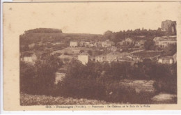 Carte Postale Vendée  Pouzauges Le Château Et Le Bois De La  Folie  Réf 30690 - Pouzauges