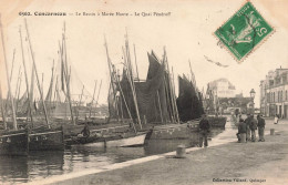 FRANCE - Concarneau - Le Bassin à Marée Haute - Le Quai Pénéroff - Carte Postale Ancienne - Concarneau