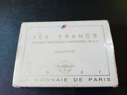 Une Piéces Fleurs De Coins 100 Francaises - Collections