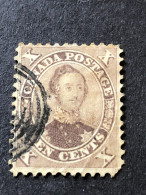 COLONY OF CANADA   SG 36  10c Brown  FU - Usati