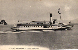 Bateau Vapeur "Lausanne" Lac Leman - Dampfer