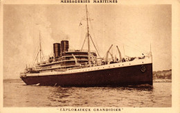 Paquebot "Explorateur Grandidier" Messageries Maritimes - Steamers