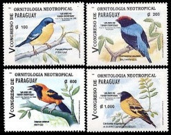 (002) Paraguay  1995  Birds / Oiseaux / Vögel / Vogels  ** / Mnh  Michel 4693-96 - Paraguay