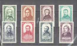 Yvert 795 à 802 - Révolution De 1848 - Personnages   - Série De 8 Timbres Neufs  Sans Traces De Charnières - Unused Stamps