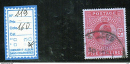 EDOUARD VII - N°119 - Used Stamps