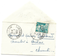 1L3 --- 16 COUDEON 1er Janvier 1951 - Manual Postmarks