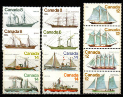 Kanada Canada - Lot Aus 1975 - 1978 - Postfrisch MNH - Schiffe Ships - Bateaux