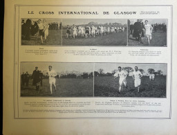 1907 LE CROSS INTERNATIONAL DE GLASGOW - Jean BOUIN - RAGUENEAU - UNDERWOOD  - LA VIE AU GAND AIR - 1900 - 1949