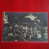 CARTE PHOTO THOISSEY CHAR CARNAVAL FEMME JAPONAISE DEGUISEMENT - Non Classés