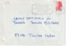 FLAMME  TEMPORAIRE  / N°   2679  83  LE  LAVANDOU - Mechanical Postmarks (Advertisement)