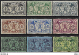 1925 New Hebrides Totem 9v. MNH SG N. 43/51 - Otros & Sin Clasificación