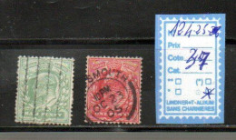 EDOUARD VII - N°124/25 - Used Stamps