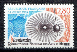 Bicentenaire Du Conservatoire National Des Arts Et Métiers - Unused Stamps