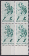 1970 , Mi 1331 ** (6) -  4er Block Postfrisch - Berühmte Operetten , Der Bettelstudent - Unused Stamps