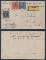 TRIEST - ÖSTERREICH MARINE FELDPOST /1917  OFFIZIERS R-BRIEF ==> WIEN  (ref LE5147) - Briefe U. Dokumente