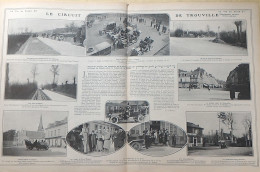 1907 COURSE AUTOMOBILE - LE CIRCUIT DE TROUVILLE - PONT L'EVEQUE - CORMEILLES - LIEUREY - LISIEUX - LA VIE AU GAND AIR - 1900 - 1949