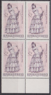 1970 , Mi 1332 ** (3) -  4er Block Postfrisch - Berühmte Operetten , Ein Walzertraum - Nuovi